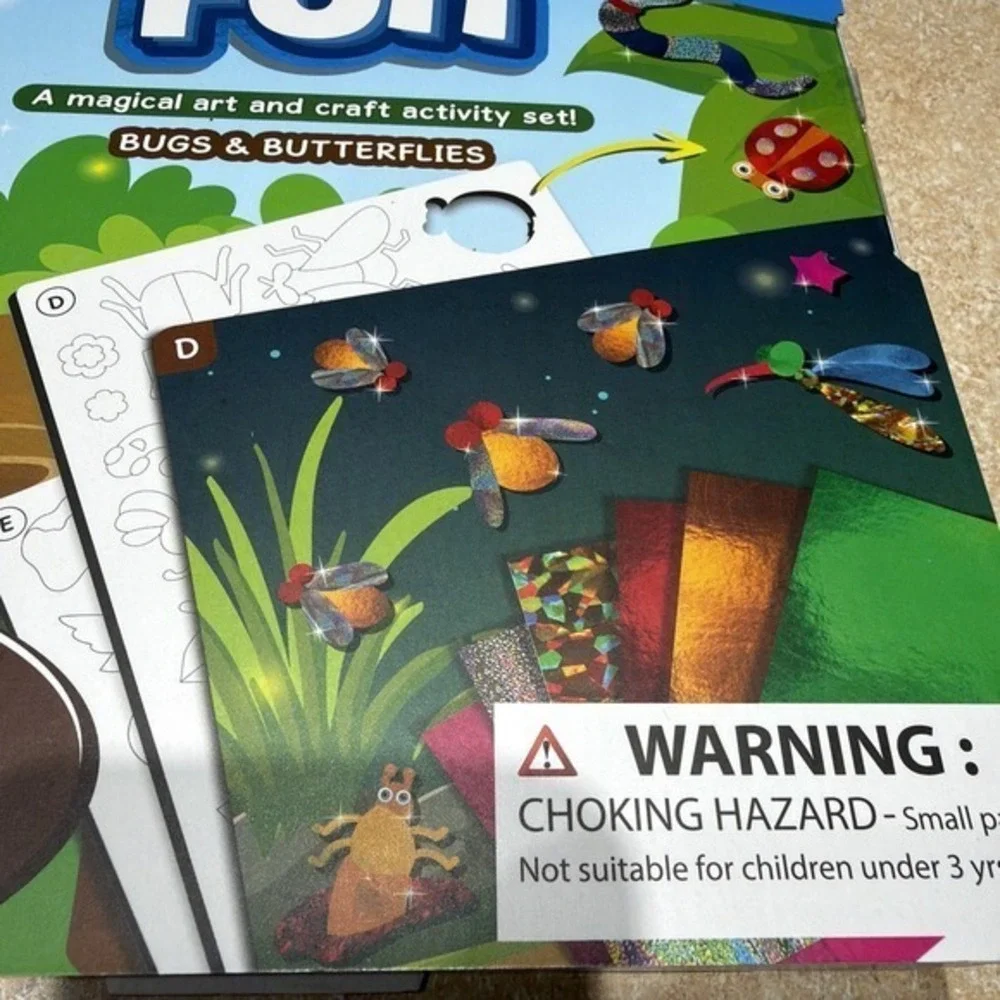 Skillmatics Peel & Press‎ FOIL FUN  Bugs & Butterflies NEW & Sealed 4-9 Y.   697